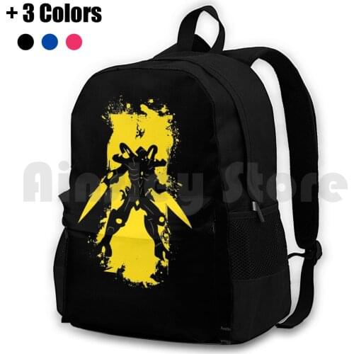 My Life For Auir Outdoor Hiking Backpack Waterproof Camping Travel 2 2 Protoss Zerg Terran Zealot Yellow Sci Fi Cool Video