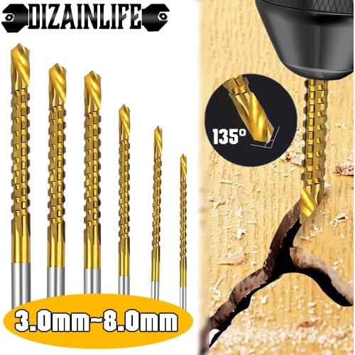 Cobalt Drill Bit Set Spiral Screw Metric Composite Tap HSS Twist Drill Bit for Wood Metal Cutting Drilling Punching Slotting