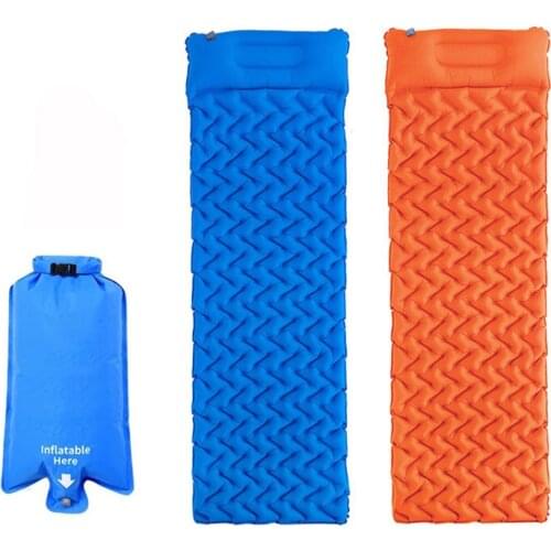 Rooxin Inflatable Mattress Single Camping Mat Air Mattress Ultralight Hiking Sleeping Pad Folding Bed OutdoorTravel Sleeping Mat