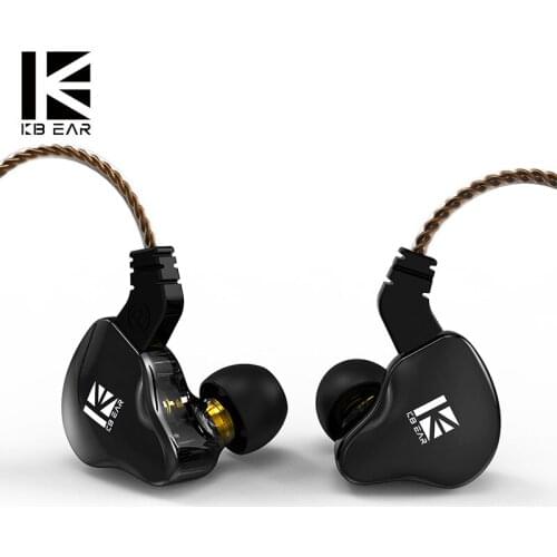 KBEAR KS2 Hybrid 1DD+1BA In ear earphone Hifi Sport Running game earplug With 0.78mm pin TFZ earbud KBEAR KB06 KB04 TRI I3