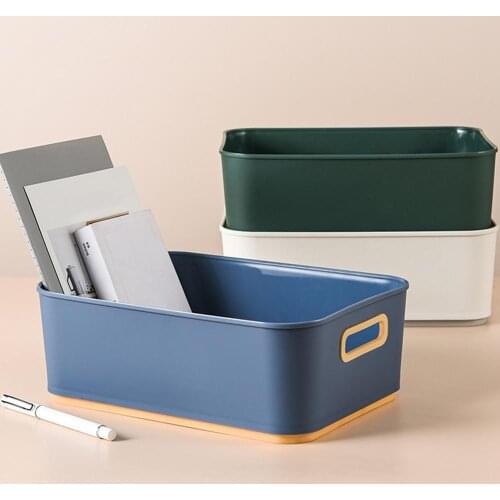 Kitchen-Cabinet Drawers Organizers Spice Jar Basket Bathroom Cosmetic Storage Box Desktop Snack Container Sundries Organizer