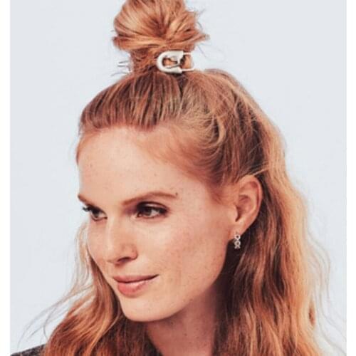 Original Safety Pin Bun Cuff Summer Style Fancy Pony Tail Cuffs Top Knot Bun Cage Stylish Bun Holder Hair Accessories 2020