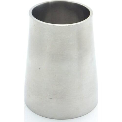 45mm To 19mm OD 304 Stainless Steel Sanitary Weld Concentic Reducer Pipe Fitting For Home Brew Homebrew Wine Beer Brewing