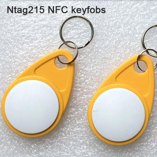 RFID key fobs 13.56MHz proximity NFC tags 215 keyfob tag for all nfc products