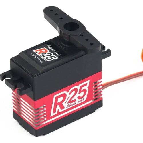 POWER HD R25 Alloy Gear Digital Coreless High Voltage Servo with 25kg High Torque for RC Remote Control Car Boat Ship hz