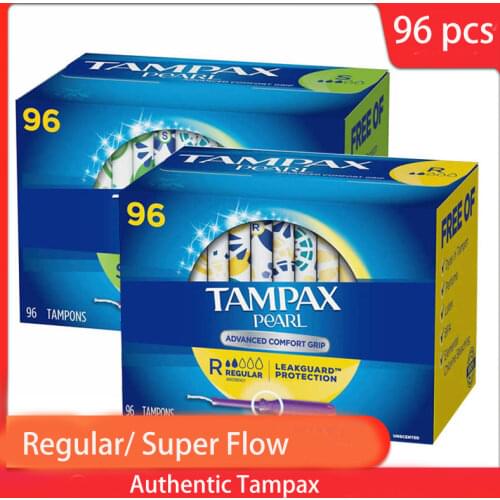 96 Tampones Super Absorbency Replacement of Sanitary Pad or Menstrual Cup Leak-proof Portable Smooth Leakguard 96 pcs