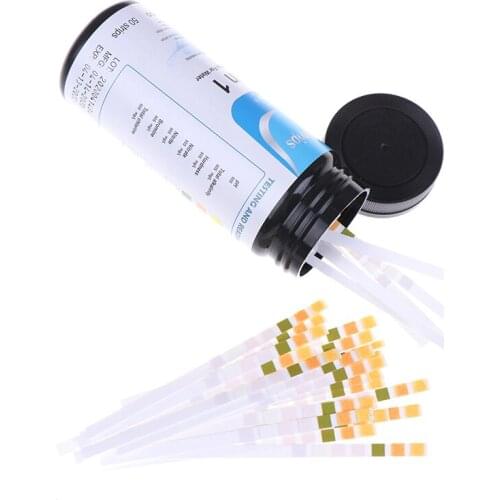 Hot 1Pack of 50 Aquarium Fish Tank Water Tropical Test Strips Kit Nitrite Nitrate PH Chlorine Bromine Total Hardness Test Strips