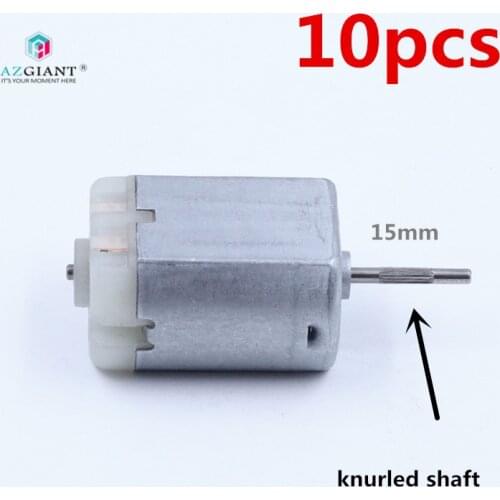 10pcs/lot FC-280 15mm knurled shaft 12V DC carbon brush motor car door lock ELV ESL steer rearview mirror motor Steer Lock