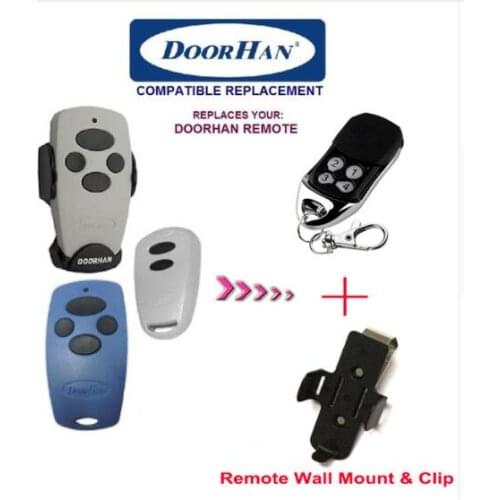 2piece After market doorhan remote, doorhan garage door remote replacement rolling code top quality very