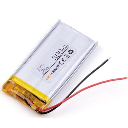 3.7v lithium ion rechargeable battery 302545 300MAH MP3MP4 dedicated Bluetooth Speakers032545