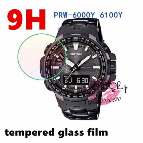 3pcs/lot Tempered Glass Screen Protector Guard Skin Film For Casio PRW-6000-1 YT 6100 Y-1A protective film