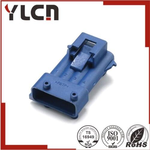 4 Pin Way Automotive Waterproof Oxygen Sensor Electric Wire Connectors male Set Blue AMP 3-965261-1 3-962340-1