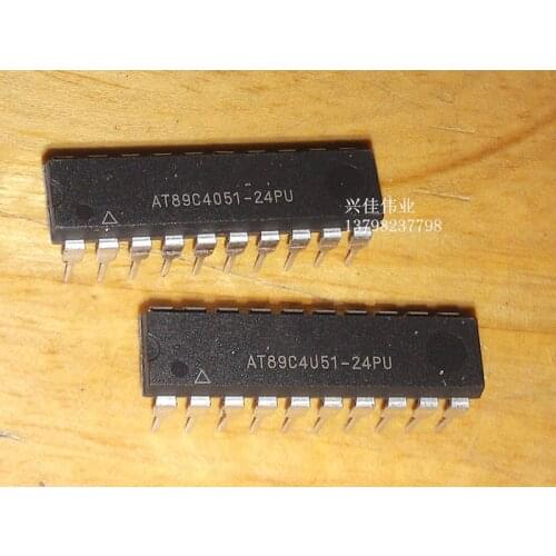 AT89C4051 Microcontroller DIP-20 new original can be directly shot