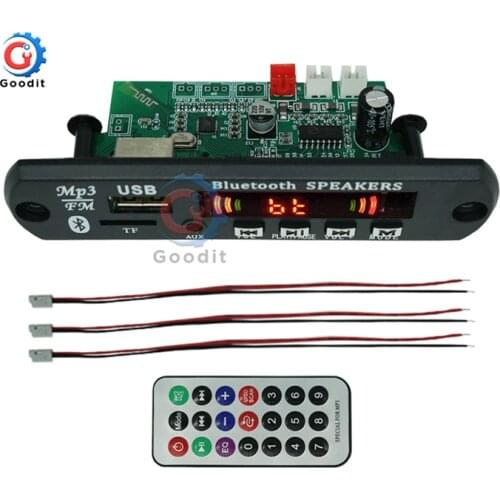 DC12V car TF card version 2*15W power amplifier MP3 decoder board with radio FM function with remote control