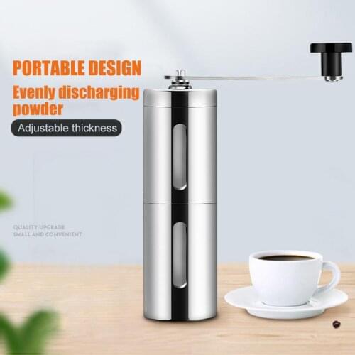 Household Supplies Manual Coffee Machine 2021 New Simple Solid Color Portable Coffee Grinder Coffee Grinder