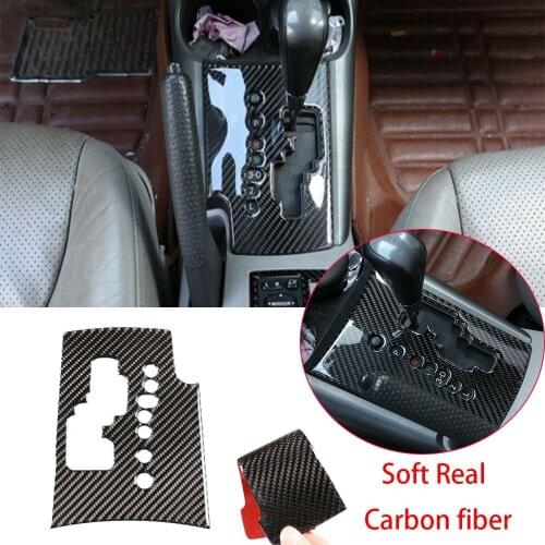 Carbon Fiber Center Console Gear Shift Panel Cover Fit For Toyota RAV4 2006-2012 Left hand drive