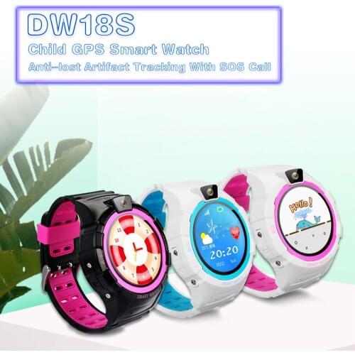 Clock smartwatch for bracelets tracker kids gps watch sos watch with camera real-time positioning DW18S fitness tracker watch