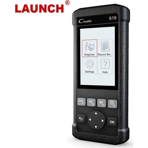 Launch Creader CR619 Obd2 Car Diagnostics Scanner Tools LAUNCH Multi-Language ABS SRS Airbag OBD 2 Code Reader Free Update