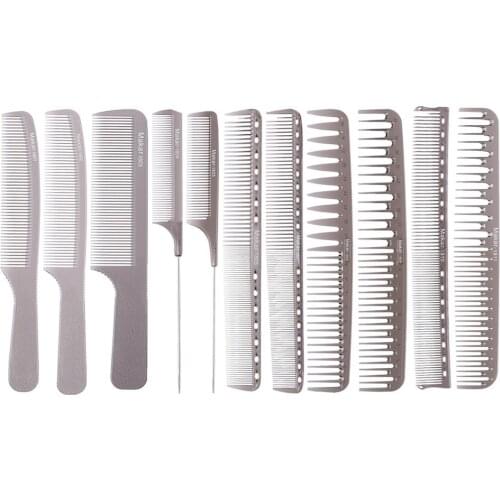 Fashion Combs Anti-Static Hot Selling Women Men Carbon Salon Barber Hairdressing Hair Brush Heat-resistant Styling Tool