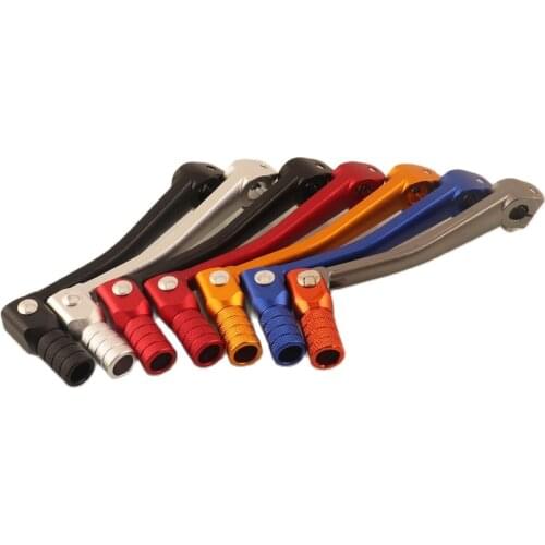Motorcycle CNC Aluminum Folding Gear Shift Lever Fit Kayo Apollo Bosuer 110/125/140/150/160/250cc Dirt Bike Pit Bikes Gear Lever