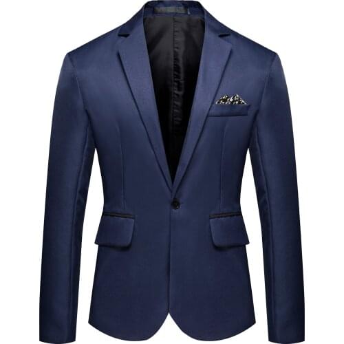 Mens Suits Blazers New Pure Color Casual Suit for Men In Large Size Small Suit Jacket 8 Colours M-5XL