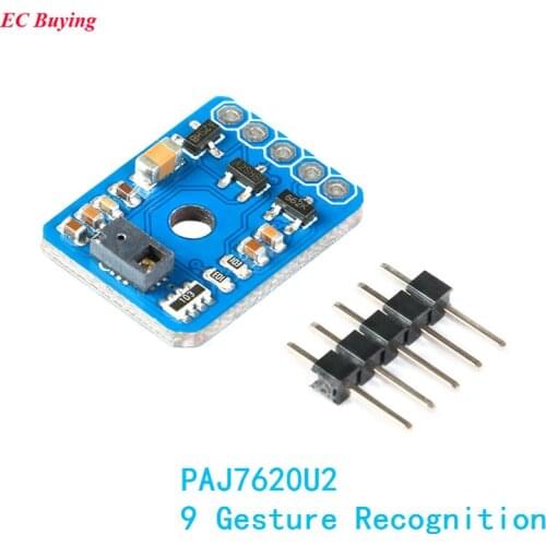 PAJ7620U2 Gesture Recognition Sensor Module DIY IIC I2C 9 Gesture Recognition Board for Arduino Electronic Kit
