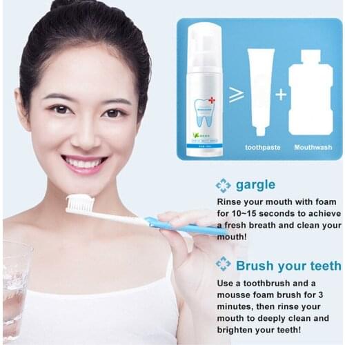 Foam Toothpaste Deep Cleaning Teeth Whitening Stain Removal Refreshing Toothpaste SSwell