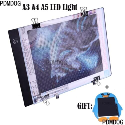 A3/A4/A5 LED Drawing Tablet Diamond Painting Light Pad Board Diamond Painting Accessories Tool Kits With child drawing board