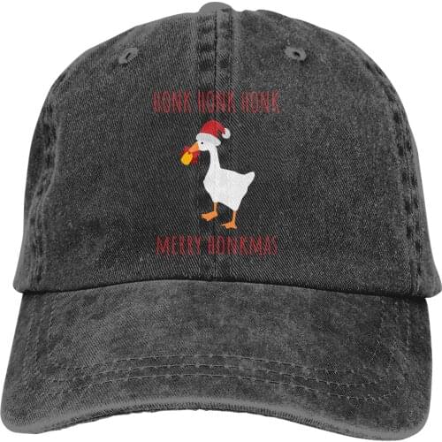 Merry Christmas Baseball Caps Peaked Cap Untitled Goose Honk Game Sun Shade Hats for Men
