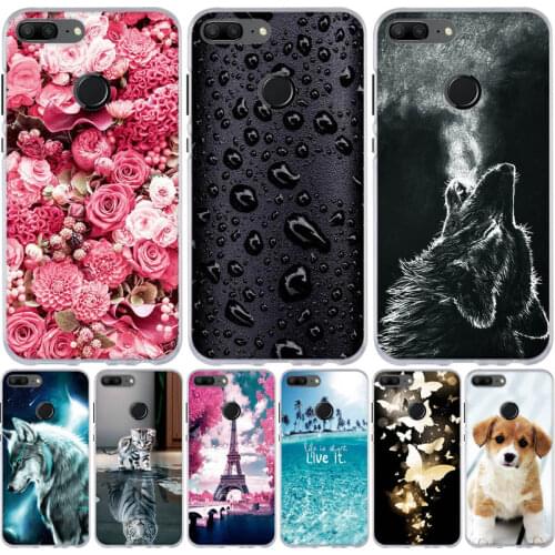 Silicone phone Case For huawei honor 9 honor 9 lite cases soft TPU Phone Back cover full 360 Protective shell new design