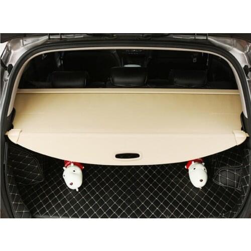 High Quality Car Rear Trunk Security Shield Cargo Cover For Chery Tiggo 3 Tiggo 5 2014 2015 2016 2017 ( black, beige)