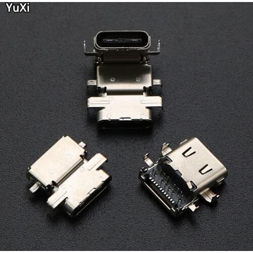 YUXI 1PCS Type-c Jack Connector Socket Charging Port For Lenovo E480 E485 E580 E585 R480