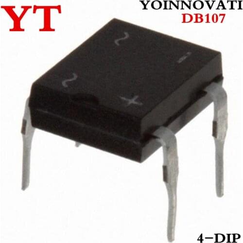 100pcs/lot DIP-4 DB107 DB107S 1A 1000V Diode Rectifier Bridge