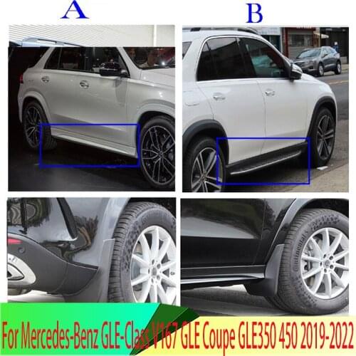 For Mercedes-Benz GLE-Class V167 GLE350 450 2019-2020 Mud Flaps Splash Guards Fender Mudguard Car styling 4PCS