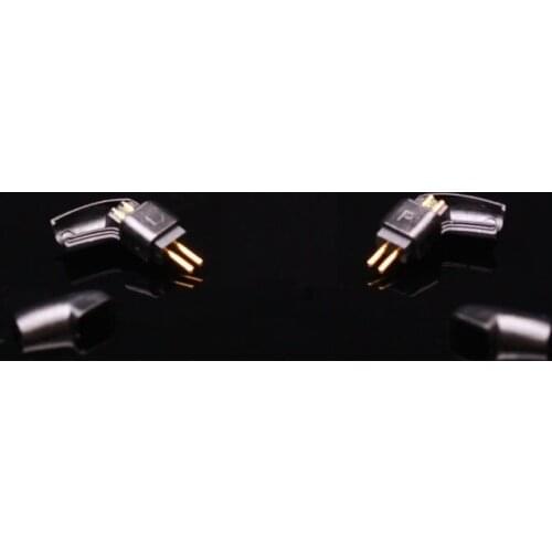 5Pairs/Lot L Shape Jack 0.78mm Earphone 2 Pin Plug Connector For Westone W4R UM3X W4R ES3 ES5 DIY Audio Cable