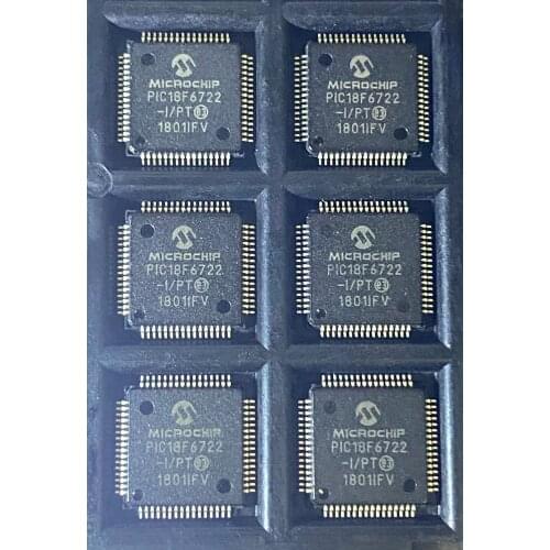 5pcs/lot 18F6722 PIC18F6722 PIC18F6722-I/PT QFP64 100% NEW Original