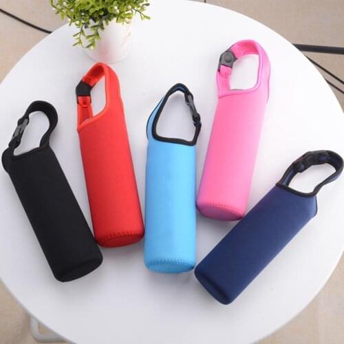500ml New Portable Heat Insulated Cup Sleeve Case Travel Water Bottle Covers Protector Storage Bag With Rope Thermos Cover