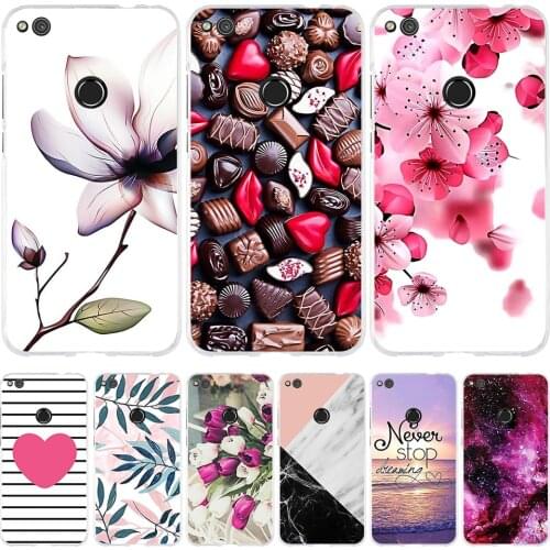 Case For Huawei P8 P9 Lite 2017 Honor 8 Lite Cover Soft TPU Silicone For Huawei P8 P9 Lite 2017 Honor 8lite Case Chocolate Capa
