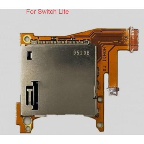 10pcs Original new Game Card Slot Headphone Port Connector Reader Socket SD with Headset For Nintend Switch Lite