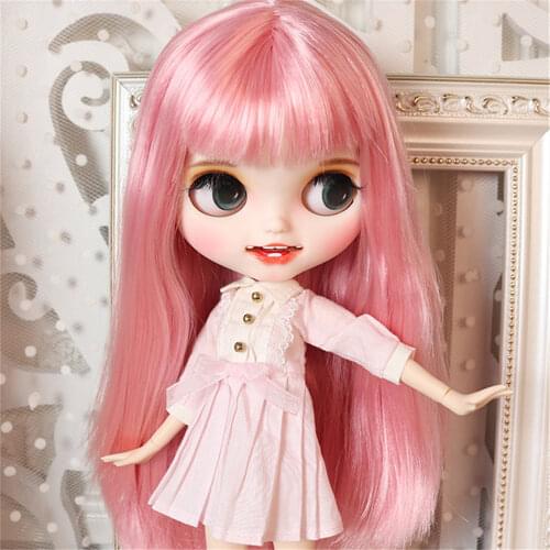 DBS Blyth icy 1/6 doll pink set dress with shoes suitable liica girl gift