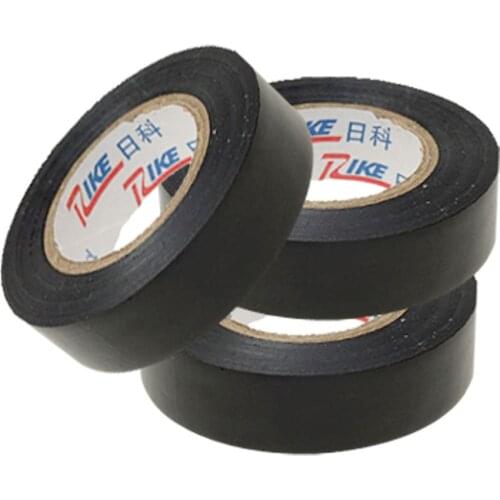UXCELL 3pcs/lot Black 16.5mm Width PVC Plastic Cable Wrapping Insulation Electric Electrical Tape Adhesive Tape