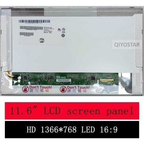 LTN116AT01 LP116WH1-TLA1 TLN1 CLAA116WA01A N116B6-L01 L02 B116XW02 V.0 V.1 11.6" laptop lcd screen panel Display Replacement HD