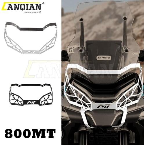 NEW FOR CFMOTO 800MT 800 MT 2021-2022 Motorcycle Headlight Protector Cover Grill Head light Guard Aluminium Accessories