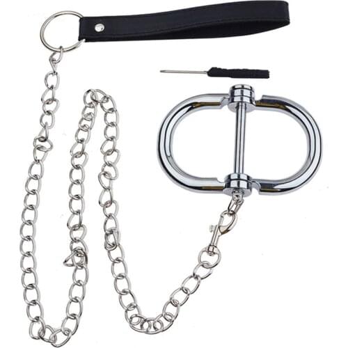 New Arrival Metal Handcuff Bondage Gear Sex Toys For Women Men Couples Exotic Accessories Sex Game Fold Cuff With Traction Chain
