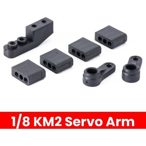 Plastic Steering Arm Kit for Traction Hobby 1/8 KM2 Crawler Model Vehicle Refit Upgrade Accessories RC Car Parts THJ260