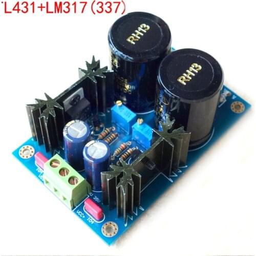 LM317 LM337+TL431 High Precision Linear Regulated Power Supply Board
