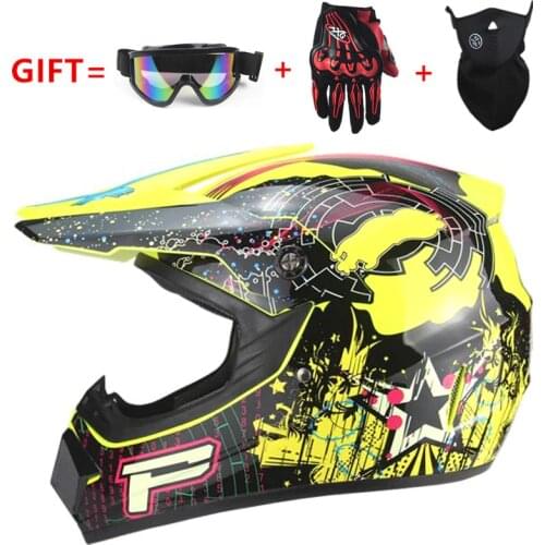 Professional Atv Racing Motorcycle Full Face Helmet Motorcycle Casco Capacetes Motocross Helmet Motorcycle Off-road Helmet