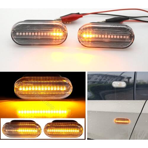 Turn Signal light For SEAT Ibiza 6L 2002-2008 Cordoba 1993-1999 Toledo Leon 1M 1996-2006 LED Side Marker Lamp For Skoda Ford VW