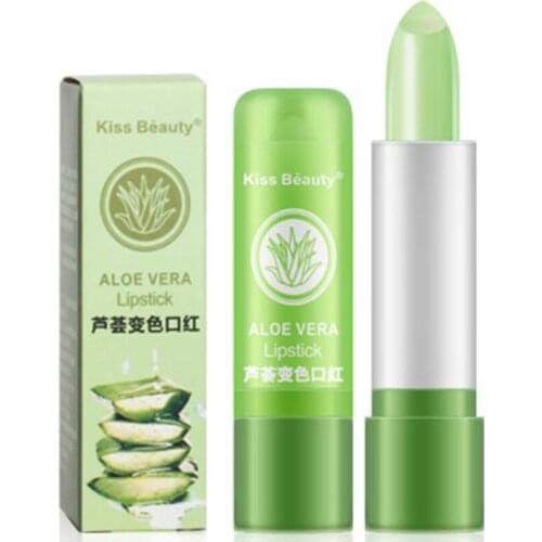 3.5g Aloe Temperature Color Changing Lipstick Moisturizer Makeup Lip Gloss Balm 27RC