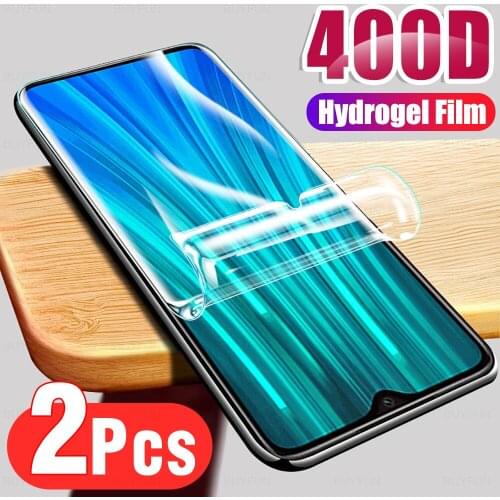 Safety hydrogel film for xiaomi redmi note 8t 2pcs film for xiaomi xiomi redmi note 9 Pro screen protector film not glas